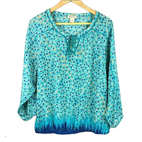 Lucky Brand Tops - LUCKY BRAND Peasant Boho Blouse Size L